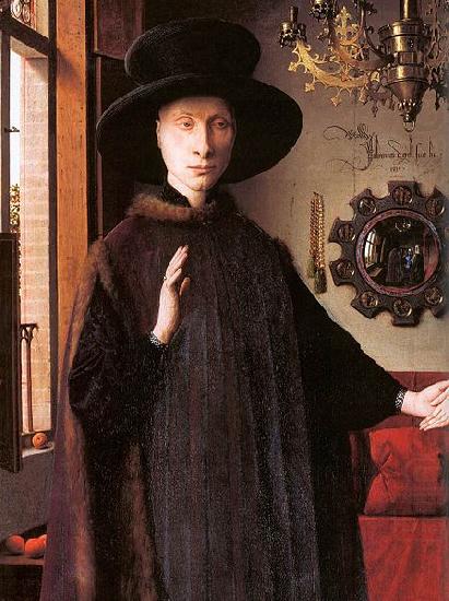 Jan Van Eyck Portrait of Giovanni Arnolfini and his Wife china oil painting image